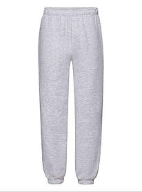 Сіро-Лілові спортивні штани дитячі Premium elasticated cuff jog pants kids Fruit of the loom