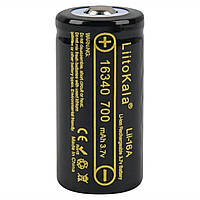 Акум. літій-іонний 16340 LiitoKala Lii-16A 700mAh, Li-ion акумулятор 3.7В