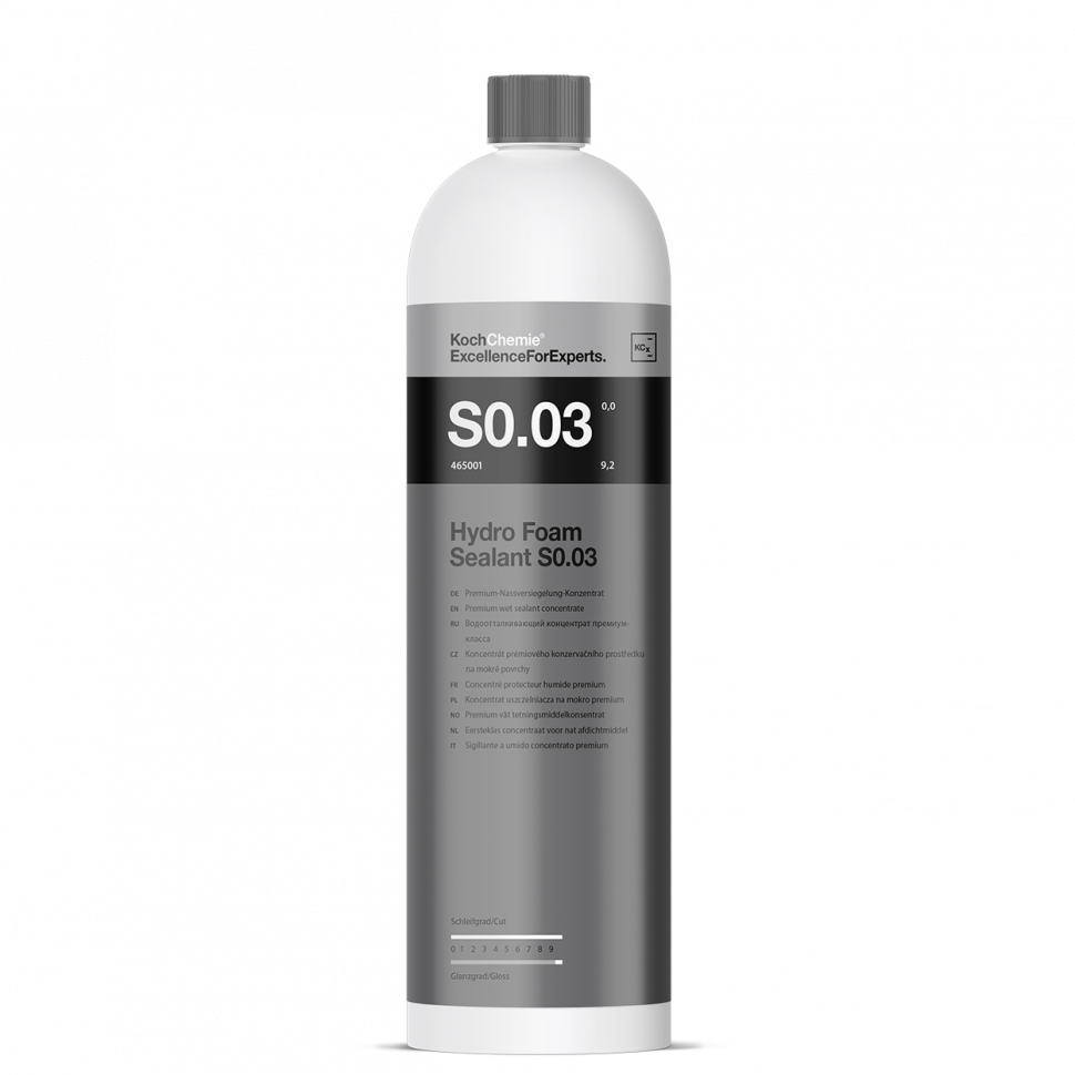 Водовідштовхуючий концентрат для ЛФП, скла, пластику Koch Chemie Hydro Foam Sealant 1 л, фото 1
