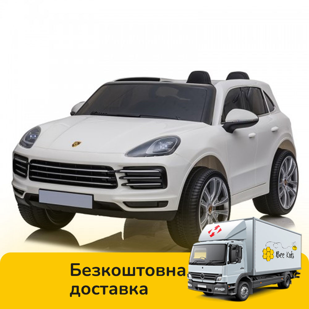 Електромобіль дитячий Porsche Cayenne (2 мотори 35W, акумулятор 12V7Ah, МР3, USB, пульт керування) YJ7192B, фото 1