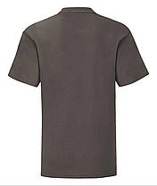 Графітова футболка дитяча для хлопчика базова Kids Iconic T Fruit of the loom, фото 3