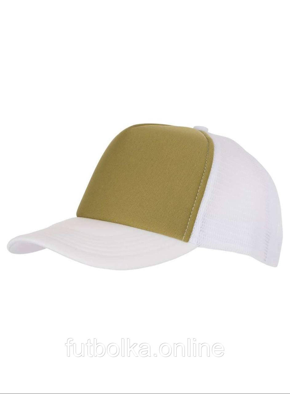 Оливкова кепка з сіткою 5 Panel Polyester Mesh Cap Myrtle Beach