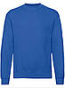 Яскраво-Синій чоловічий пуловер класичний Classic set-in sweat Fruit of the loom, фото 7