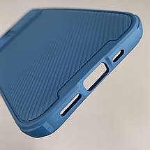 Чохол для iPhone 12 Nillkin зі шторкою для камери матовий щільний чохол нілкін на телефон айфон 12 синій, фото 4
