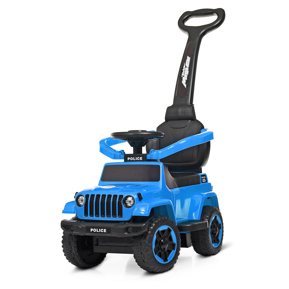 Каталка толокар 2в1 Jeep Wrangler M 4288-12 (музика, світло, батьківська ручка)