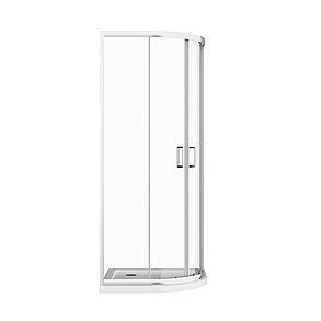 Скляна душова кабіна AVKO Glass RDS06, 90х90х190 Chrome, фото 3