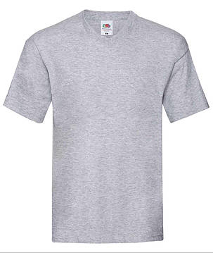 Сіро-Лілова чоловіча футболка літня з V-подібним вирізом Original V-neck Fruit of the loom, фото 1