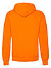 Помаранчева толстовка чоловіча базова Classic hooded sweat Fruit of the loom, фото 7