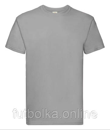 Металік футболка чоловіча 100% бавовна преміум Super premium Fruit of the loom, фото 1
