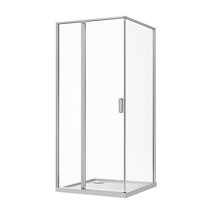 Скляна душова кабіна AVKO Glass RDR13B, 90х90х190 Chrome, фото 1