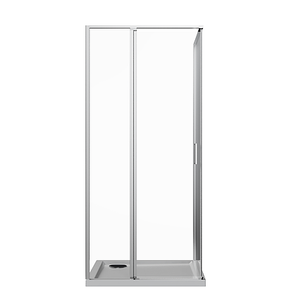 Скляна душова кабіна AVKO Glass RDR13B, 90х90х190 Chrome, фото 3