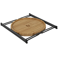 Туристичний Стіл Розкладний Bo-Camp Carnaby M 32x32 cm Bamboo Brown (1404322) Кемпінговий Складаний Столик для риболовлі, фото 7