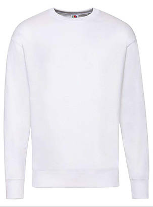 Білий светр чоловічий легкий Lightweight set-in sweat Fruit of the loom, фото 1