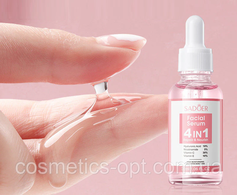 Сироватка "Відновлення та Живлення" Sadoer 4 IN 1 Repair and Nourish Facial Serum, 30 ml