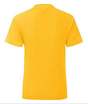 Сонячно Жовта дитяча футболка для дівчинки літня Girls Iconic T Fruit of the loom, фото 3