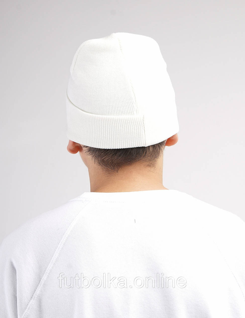 Світло молочна шапка міська №702С Fotl