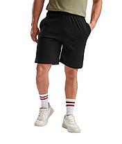 Чорні чоловічі шорти літні Iconic 195 Jersey Shorts Fruit of the loom, фото 3