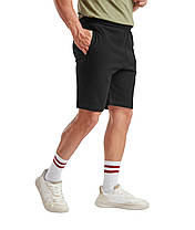 Чорні чоловічі шорти літні Iconic 195 Jersey Shorts Fruit of the loom, фото 5