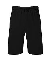Чорні чоловічі шорти літні Iconic 195 Jersey Shorts Fruit of the loom, фото 6