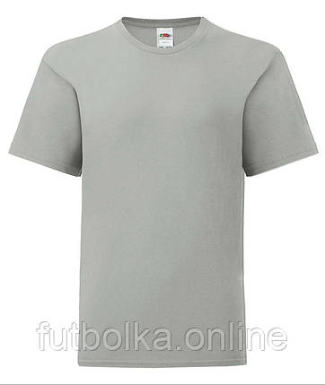 Металік футболка дитяча для хлопчика базова Kids Iconic T Fruit of the loom, фото 1