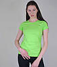 Лаймова футболка жіноча м'яка Sofspun lady-fit Fruit of the loom, фото 8