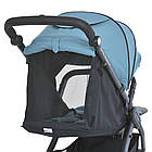 Дитяча прогулянкова коляска з дощовиком і навантаженням до 22 кг El Camino DYNAMIC PRO ME 1053-3 Arctic М'ятний, фото 10