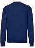 Темно-Синій чоловічий пуловер класичний Classic set-in sweat Fruit of the loom, фото 7