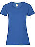 Яскраво-Синя футболка жіноча базова Valueweight lady-fit Fruit of the loom, фото 6