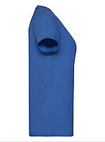 Яскраво-Синя футболка жіноча базова Valueweight lady-fit Fruit of the loom, фото 4