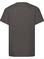 Графітова дитяча футболка модна Original kids T Fruit of the loom, фото 3