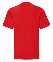 Червона футболка дитяча для хлопчика базова Kids Iconic T Fruit of the loom, фото 3