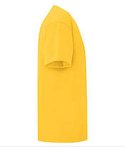 Сонячно Жовта футболка дитяча для хлопчика базова Kids Iconic T Fruit of the loom, фото 2