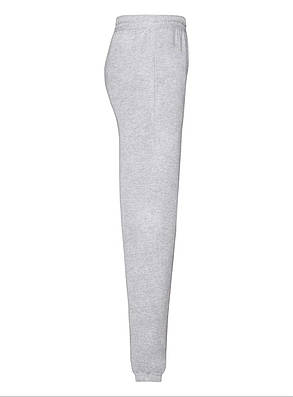 Сіро-Лілові спортивні штани чоловічі з резинкою Classic elasticated cuff jog pants Fruit of the loom, фото 3