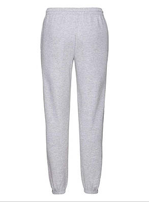 Сіро-Лілові спортивні штани чоловічі з резинкою Classic elasticated cuff jog pants Fruit of the loom, фото 4