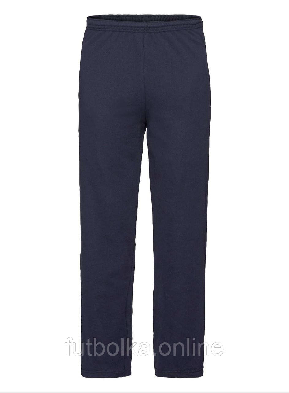 Глибоко Темно-Сині спортивні штани чоловічі прямі легкі Lightweight open hem jog pants Fruit of the loom