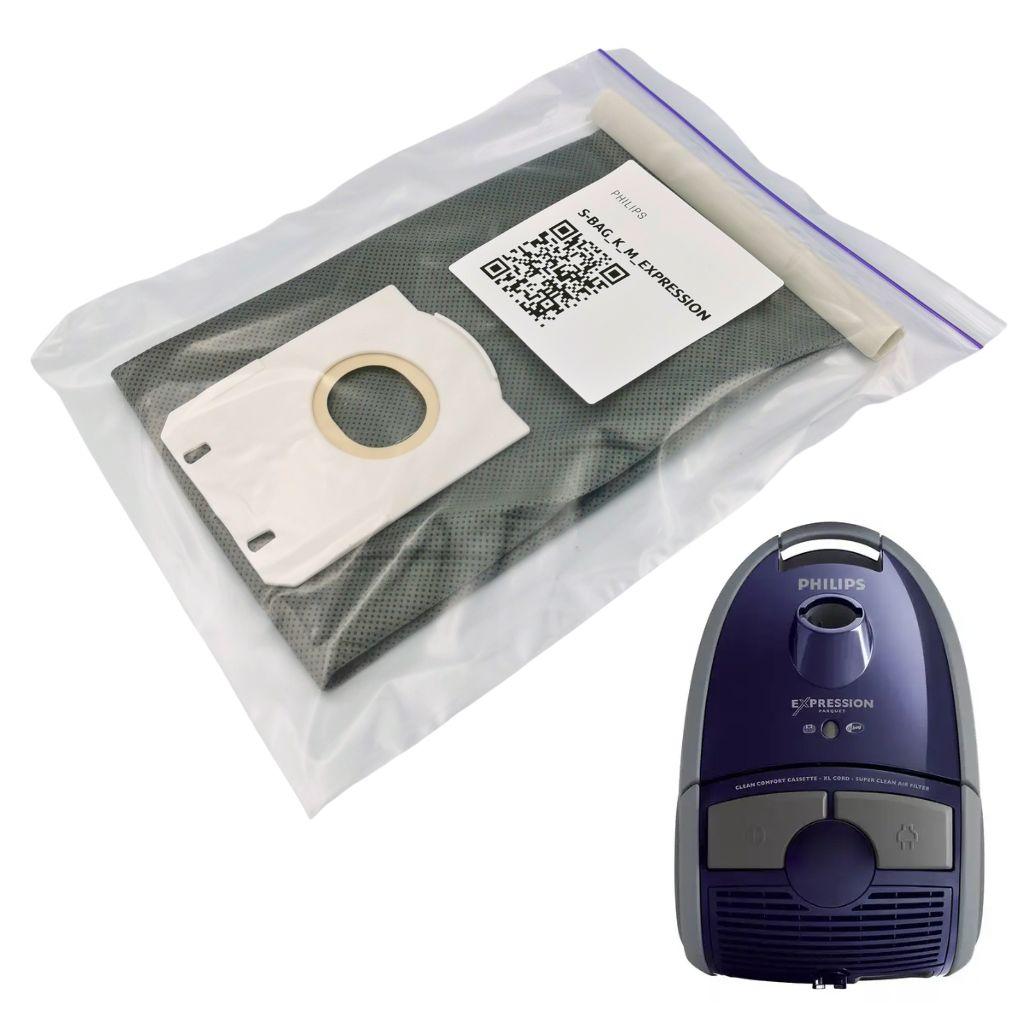 Мішок для пилососу Philips багаторазовий S BAG Expression FC8600 - FC8629 (код S-BAG_K_Expression)