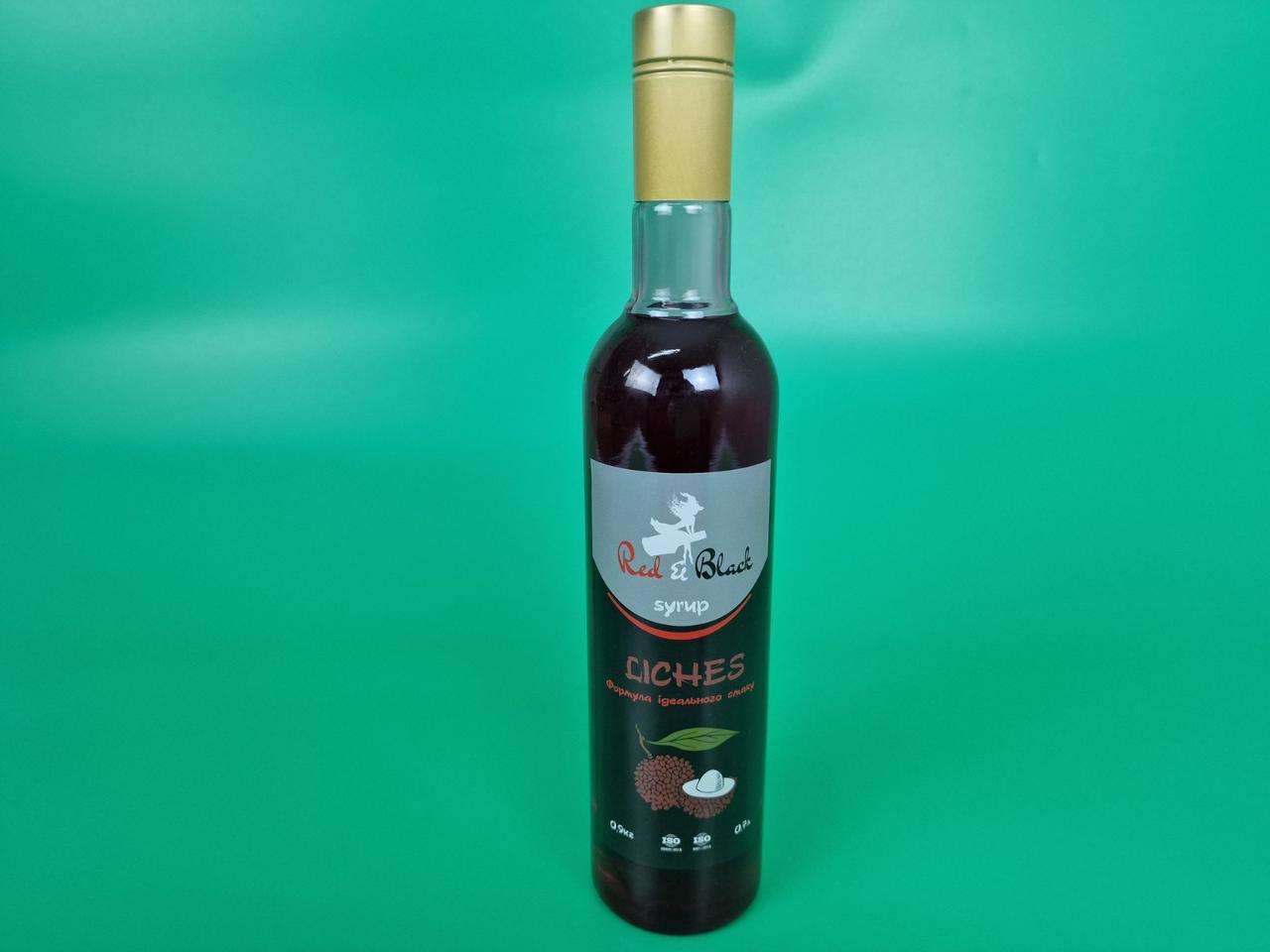 Сироп Red&Black Личи 0,7 л (1 шт), фото 1