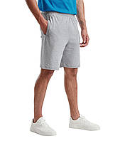 Сіро-Лілові чоловічі шорти літні Iconic 195 Jersey Shorts Fruit of the loom, фото 5