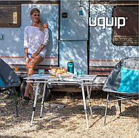 Туристичний Стіл Розкладний Uquip Variety M Grey (244112) Кемпінговий Складаний Столик для риболовлі, фото 11