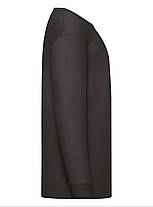 Чорна дитяча футболка з довгим рукавом базова Valueweight Long Sleeve T Kids, фото 2