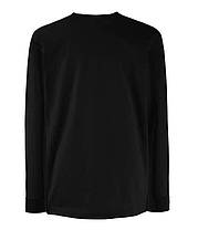 Чорна футболка з довгим рукавом дитяча Valueweight Long Sleeve T Kids Fruit of the loom, фото 2