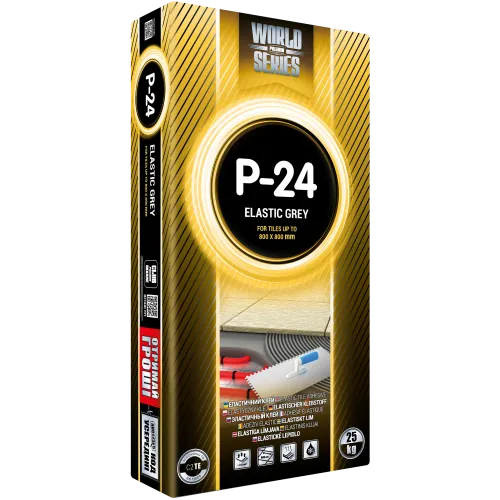 Клей для плитки Polimin P-24 Elastic grey C2TE (25 кг)