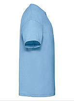 Небесно-Блакитна футболка дитяча для хлопчика м'яка Valueweight kids Fruit of the loom, фото 2