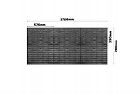 Настінна панель органайзер для інструментів для гаража СТО майстерні 173х78см 34 контейнери, фото 4