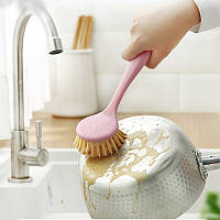 Універсальна щітка для миття посуду, щітка кухонна для чищення (рожевий)