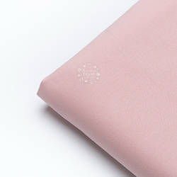 Клапоть попліну однотонного, колір пудри (No1360), розмір 19*240 см