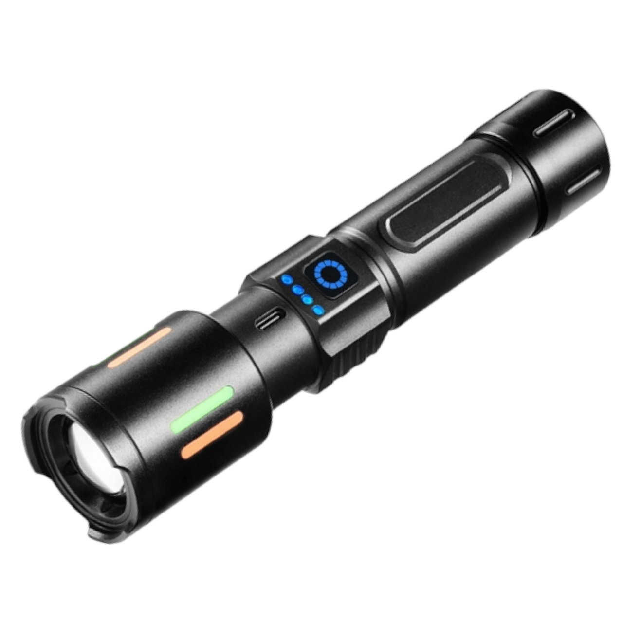 Ліх. NV CB-611-TG (1x26650/3xAAA/ЗП Type-C/zoom) Box