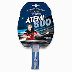Ракетка для настільного тенісу ATEMI 800 анатомічна PERFECTION