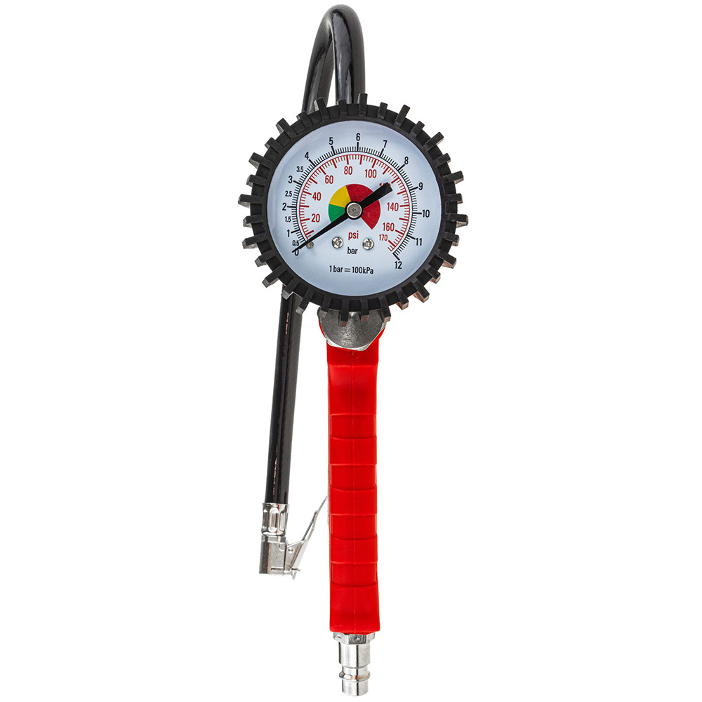 Пневмопістолет для підкачування шин з манометром 0-16 бар Vorfal V01129, фото 1