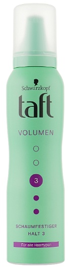 Піна для волосся Taft "Volume 3" середня фіксація (150мл.)